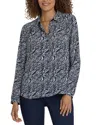 Nydj Modern Blouse In Blue