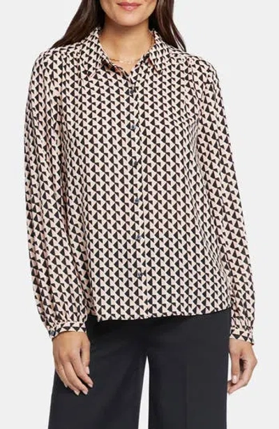 Nydj Modern Blouse In White
