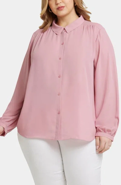 Nydj Modern Floral Blouse In Aphrodite