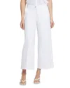 Nydj Mona High Rise Wide Leg Trouser Ankle Jeans In Boardwalk In White