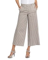 Nydj Mona High Rise Wide Leg Trouser Ankle Jeans In Boardwalk In Boardwalk Stripe