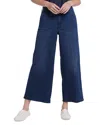 Nydj Mona High Rise Wide Leg Trouser Ankle Jeans In Ibiza Blues