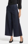 Nydj Mona High Waist Ankle Wide Leg Trouser Jeans
