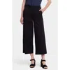 Nydj Mona High Waist Ankle Wide Leg Trouser Jeans In Black
