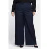 Nydj Mona High Waist Ankle Wide Leg Trouser Jeans In Lightweight Rinse