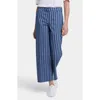 Nydj Mona High Waist Crop Wide Leg Jeans In Huelva Stripe