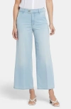 Nydj Mona High Waist Crop Wide Leg Jeans In Oceanfront