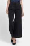 Nydj Mona Wide Leg Pants In Black