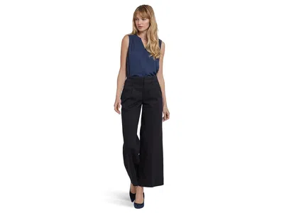 Nydj Mona Wide Leg Trouser Jeans In Black