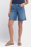 Nydj Naomi Relaxed Raw Hem Denim Shorts In Costa Brava