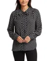 Nydj Tie Neck Button-up Shirt