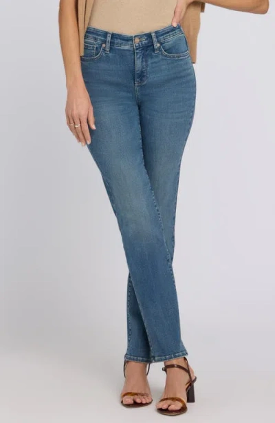 Nydj No Gapper Marilyn Straight Leg Jeans In Blue