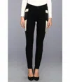 Nydj Original Slimming Fit Racer Panels Skinny Jeans In Black In Black