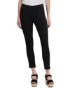 Nydj Ankle Slit Pull-on Jeans In Black