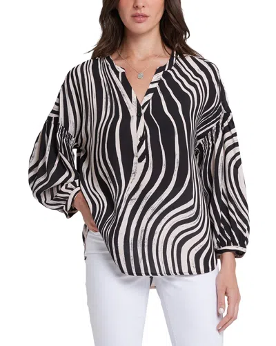 Nydj Paulina Blouse In Black