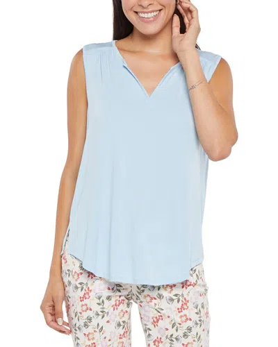 Nydj Perfect Shirt In Blue