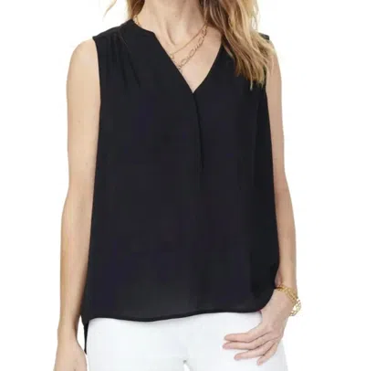 Nydj Perfect Sleeveless Blouse In Black