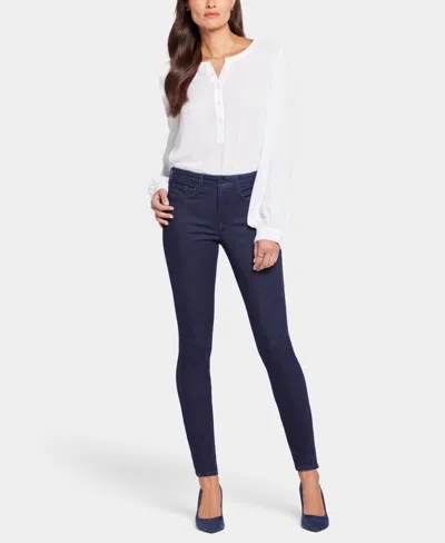Nydj Petite Ami Skinny Pull On Jeans In Blue