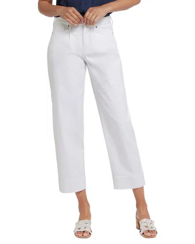 Nydj Petite Balloon Ankle Crop Jean In White