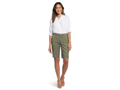 Nydj Petite Bermuda Shorts In Green