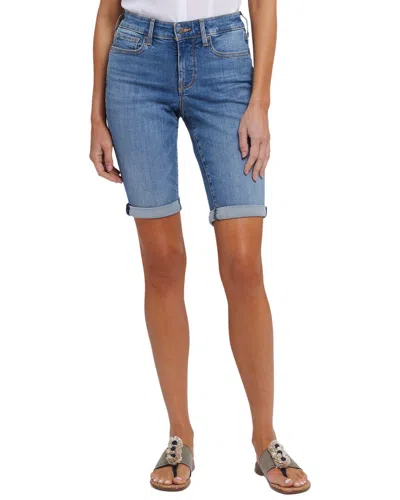 Nydj Petite Briella Barcelona Breeze Short In Blue