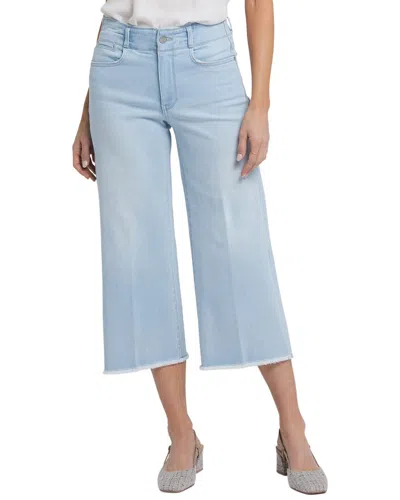 Nydj Petite Brigitte Clear Waters Wide Leg Jean In Blue