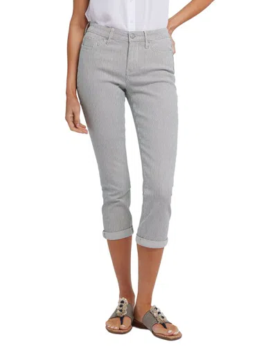 Nydj Petite Chloe Luarca Stripe Jean In Gray