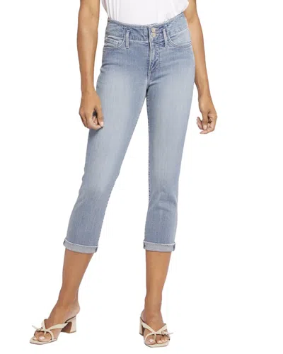 Nydj Petite Chloe Thistle Falls Capri Jean In Blue