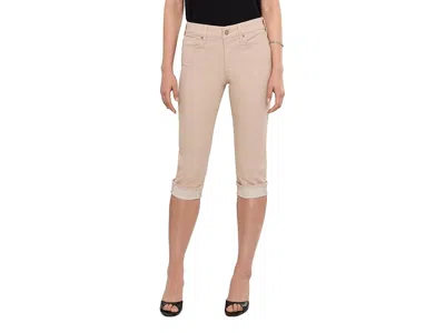 Nydj Petite Crop Cuff Jeans In Brown