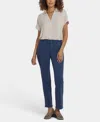 Nydj Petite High Rise Marilyn Straight Jeans In Blue