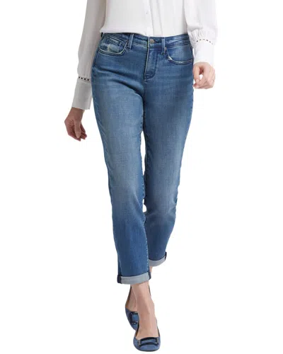 Nydj Petite Margot Cascade Wave Girlfriend Jean In Green