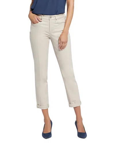 Nydj Petite Margot Girlfriend Jeans In Feather In Neutral
