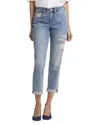 Nydj Petite Margot Indigo Stream Girlfriend Jean In Blue