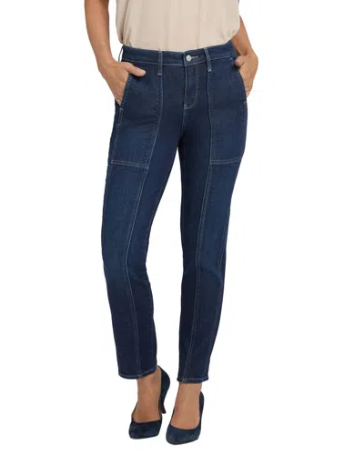 Nydj Petite Margot Midnight Breeze Girlfriend Jean In Black