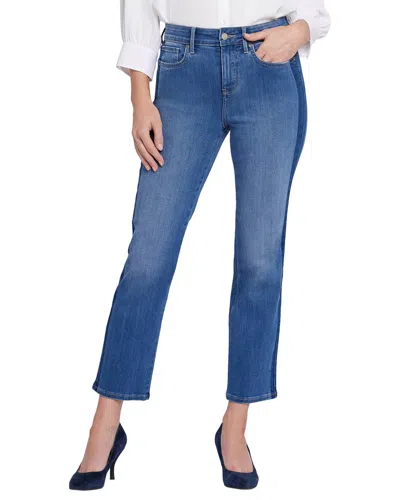 Nydj Petite Marilyn Azure Wave Ankle Crop Jean In Blue