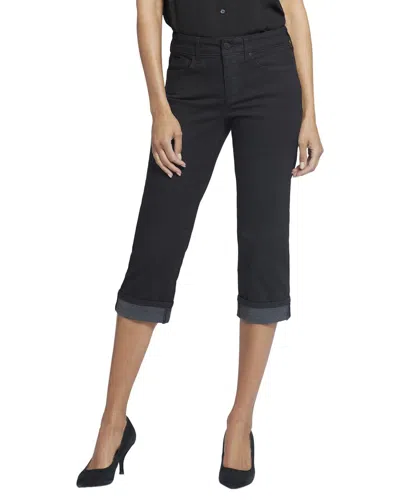 NYDJ PETITE MARILYN BLACK CROP JEAN