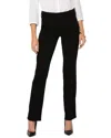 Nydj Sheri High Waist Slim Straight Jeans In Black