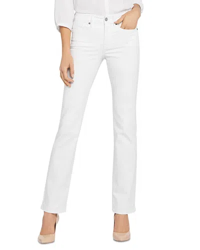 Nydj Marilyn Straight Leg Jeans In Optic White