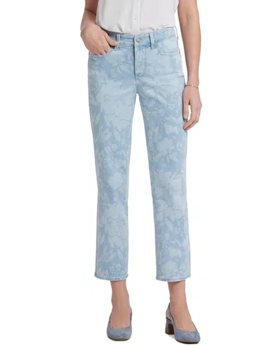 NYDJ PETITE MARILYN MARIAN ANNABELLA PRINT ANKLE CROP JEAN