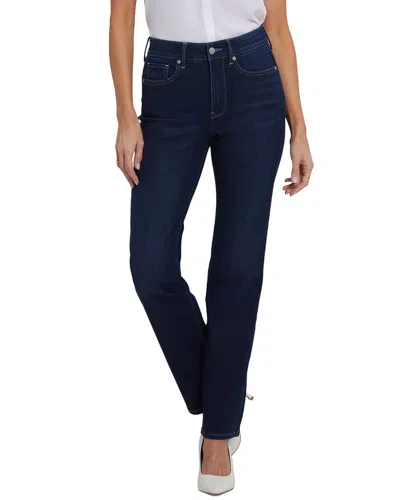 Nydj Petite Marilyn Midnight Breeze Straight Leg Jean In Blue