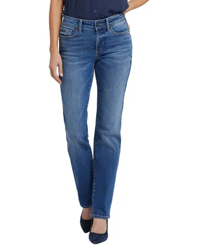 Nydj Petite Marilyn Picasso Lake Straight Leg Jean In Blue