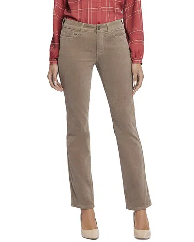 Nydj Petite Marilyn Saddlewood Straight Leg Jean In Brown