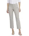 Nydj Petite Marilyn Sandbar Stripe Straight Leg Jean In Gray
