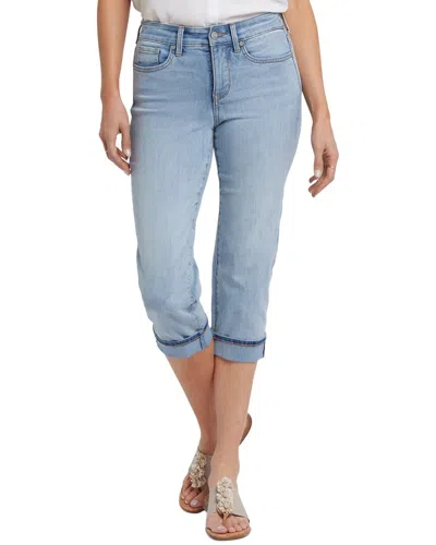 Nydj Petite Marilyn Santiago Sea Crop Jean In Blue