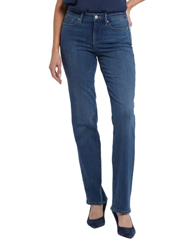 Nydj Petite Marilyn Valencia Surf Straight Leg Jean In Blue