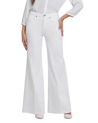 Nydj Petite Mia Palazzo Jeans In Optic White