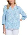 Nydj Petite Pintucked Blouse