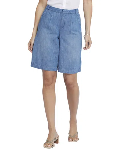 Nydj Petite Relaxed Corfu Bermuda Jean In Blue