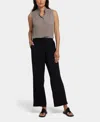 Nydj Petite Relaxed Drawstring Pull-on Pants In Black