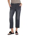 Nydj Petite Relaxed Piper Crop Jeans In Castile Dream In Gray